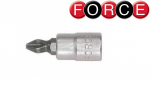 Вложка за гедоре 1/4'' с накрайник кръстат PH FORCE