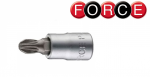 Вложка за гедоре 1/4'' с накрайник кръстат PZ FORCE