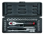 Гедоре 29 части 1/4'' 4-13мм 6-стен Force