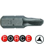 Накрайник 1/4" L25 специален тройник FORCE