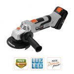 Ъглошлайф акумулаторен 125mm 20V Li-ion със зарядно и батерия DAEWOO