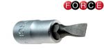 Вложка за гедоре 1/4'' с накрайник прав FORCE