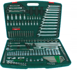 Гедоре 1/4''-3/8''-1/2'' к-т 163ч  12-стен Dura Chr-V Hans Tools