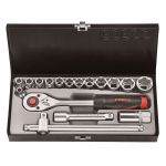 Гедоре 17 части 1/2'' 8-26мм 6-стен Force