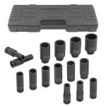 Вложки ударни дълги 1/2'' 10-36мм к-т 15бр RockForce   