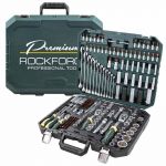 Гедоре 216 части 6-стен и 12-стен 1/4''&3/8''&1/2'' RockForce  Premium
