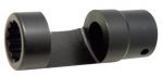 Вложка за дюзи прорязана 1/2''х21мм 12-стен L-78мм Dura Chr-Мо Hans Tools