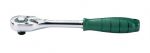 Тресчотка за гедоре 1/4'' с изолация L-150мм 24зъба Dura Chr-V Hans Tools