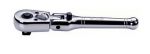 Тресчотка за гедоре 1/2'' чупеща глава и стопер L-197мм 45зъба Dura Chr-V Hans Tools