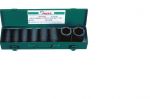 Вложки ударни удължени 3/4'' 8ч 22-38мм Dura Chr-Mo Hans Tools