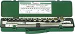 Гедоре 1/2'' к-т 17ч 9-26мм 6-стен Dura Chr-V Hans Tools
