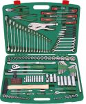 Гедоре 1/4''-1/2'' к-т 158ч с клещи, отвертки и ключове Dura Chr-V Hans Tools