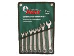 Ключове звездогаечни 10-19мм к-т 7ч.Dura Chr-V Hans Tools