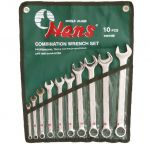 Ключове звездогаечни 6-22мм к-т 10ч.Dura Chr-V Hans Tools