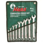 Ключове звездогаечни инчови 1/4-3/4'' к-т 9ч. Dura Chr-V Hans Tools