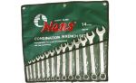 Ключове звездогаечни инчови 5/16-1-1/4'' к-т 14ч. Dura Chr-V Hans Tools