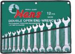 Гаечни ключове 6x7-30x32мм к-т 12ч. Dura Chr-V Hans Tools