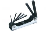 Шестограми сгъваеми к-т 7ч Dura Chr-V Hans Tools