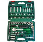 Гедоре 1/4''-1/2'' к-т 94ч 6-стен Dura Chr-V Hans Tools